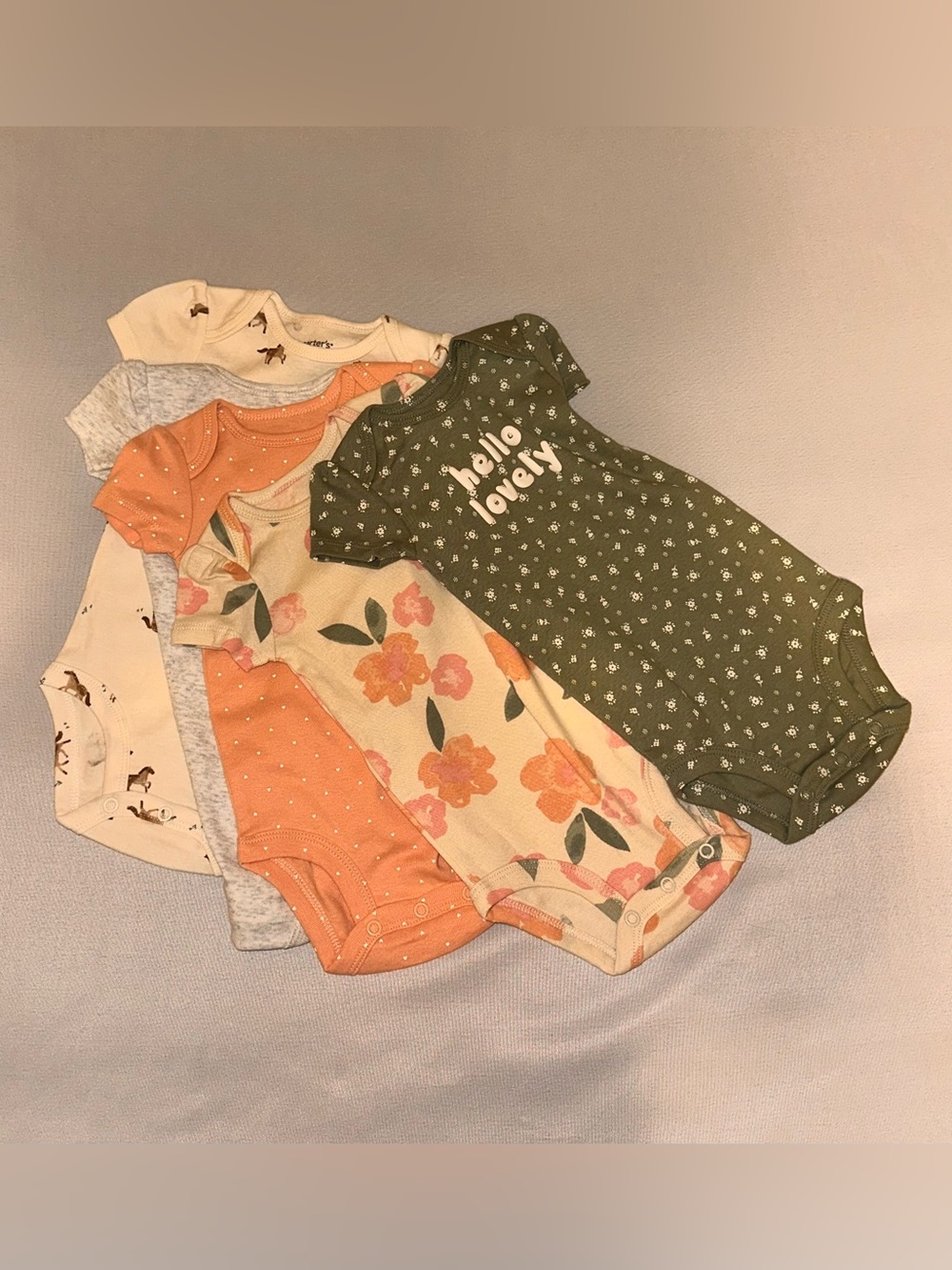 Carter's 5 Piece Bodysuits - 6 Months